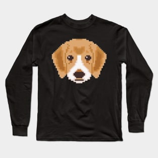 Adorable pixel puppy Long Sleeve T-Shirt